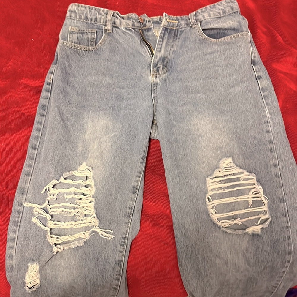 Baggy jeans, blue, size large 40/42